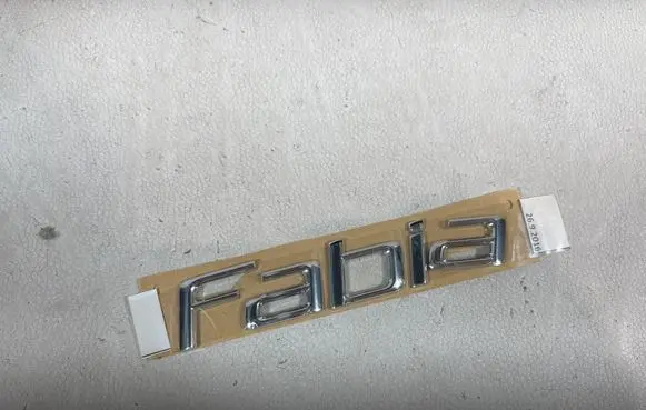 Skoda Fabia Mk2 (5J) Rear door emblem/model letters 5J6853687