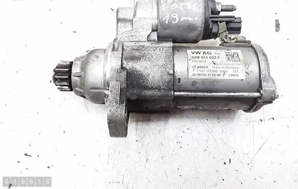Volkswagen Polo VI Starter motor 02M911022F 05072019 0001179602