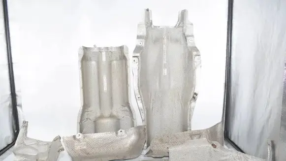BMW 5 GT F07 Exhaust heat shield 7346546 7346545 7193501