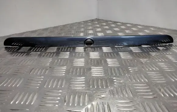 Trunk door license plate light bar
