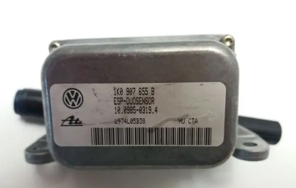 Volkswagen Touran I ESP acceleration yaw rate sensor 1K0907655B