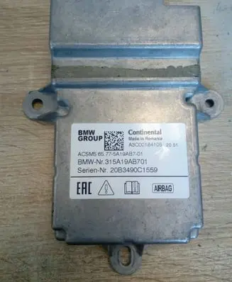 BMW 3 G20 G21 Airbag control unit/module 65775A19AB7 315A19AB701 NE70598