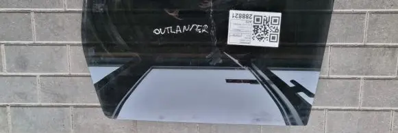 Mitsubishi Outlander Rear door window glass