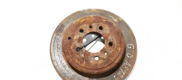 Peugeot 607 Rear brake disc neventiliuojamas