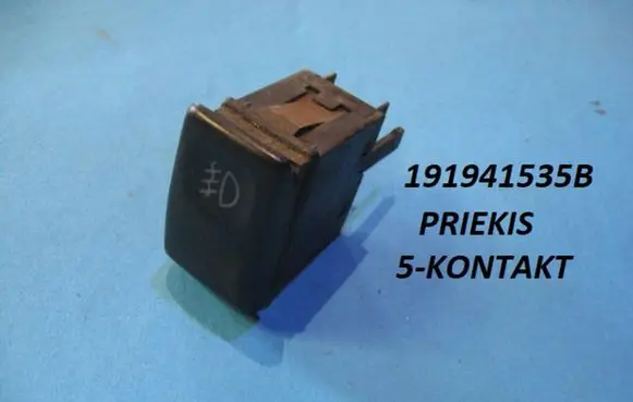 Fog light switch