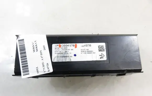 Opel Mokka Air conditioner control unit module 13594970