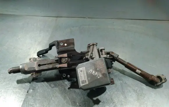Steering wheel axle set