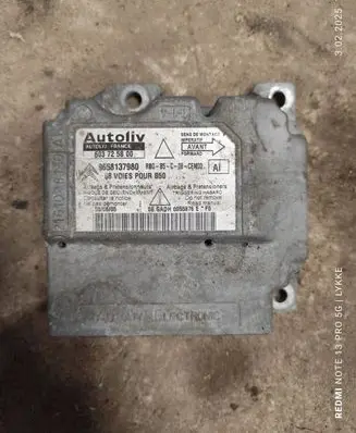 Citroen C4 I Airbag control unit/module 9658137980 603725800