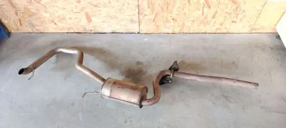 Volkswagen Touran II Muffler/silencer 1K0253411