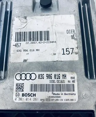 Audi A4 S4 B7 8E 8H Engine control unit/module 03G906016MH 0281014261 1039S22681