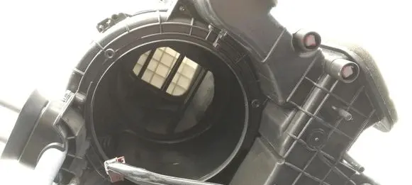 Interior heater climate box assembly