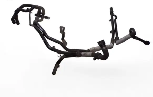 Volkswagen Touareg II Engine coolant pipe/hose 7P6121070BN 7P6121065AA 7P6121070AP