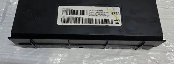 Opel Astra J Climate control unit 13586728