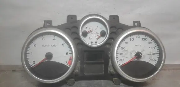 Peugeot 206+ Speedometer (instrument cluster) 9673798980 5030016500