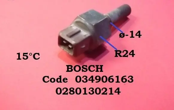 Audi 80 90 B3 Coolant temperature sensor 034906163 0280130214
