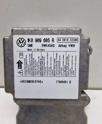 Skoda Octavia Mk2 (1Z) Airbag control unit/module 1K0909605R 5WK43412