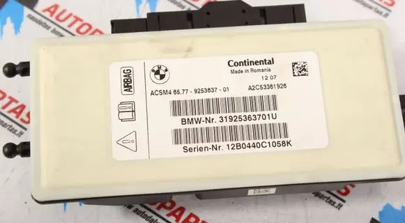 BMW X3 F25 Airbag control unit/module 9253637