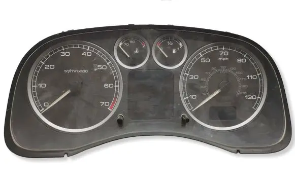 Peugeot 307 Speedometer (instrument cluster) P9645768680 216698121 NS0676800