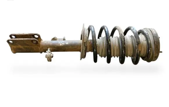 Front shock absorber with coil spring