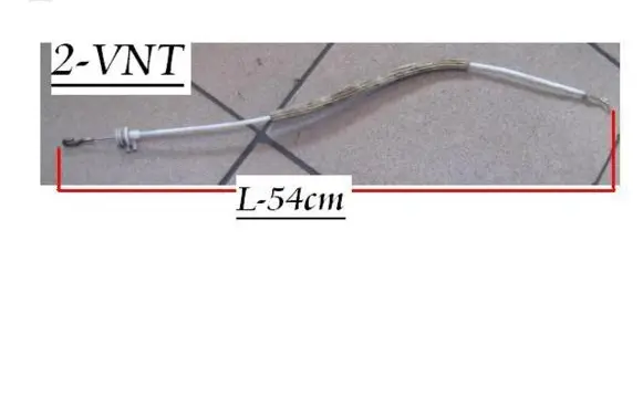 Audi A6 S6 C4 4A Front door cable line W74891