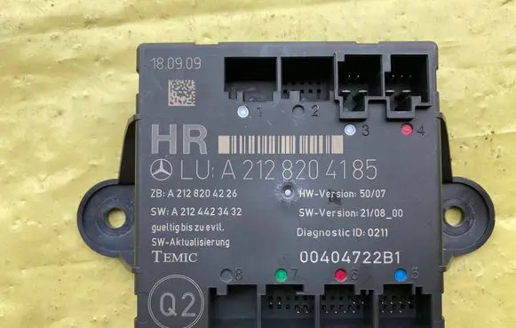 Mercedes-Benz C AMG W204 Door control unit/module A2128204185 A2124423432 A2128204226