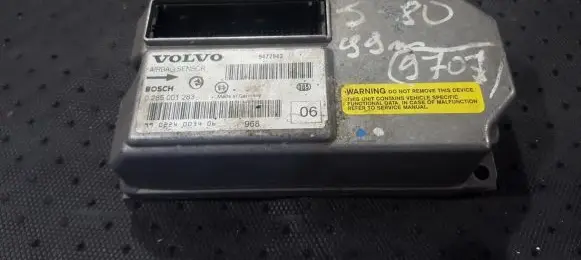 Volvo S80 Airbag control unit/module 0285001283 990224003406