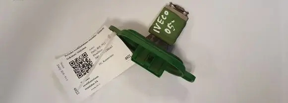 Iveco Daily 30.8 - 9 Heater blower motor/fan resistor 500326616