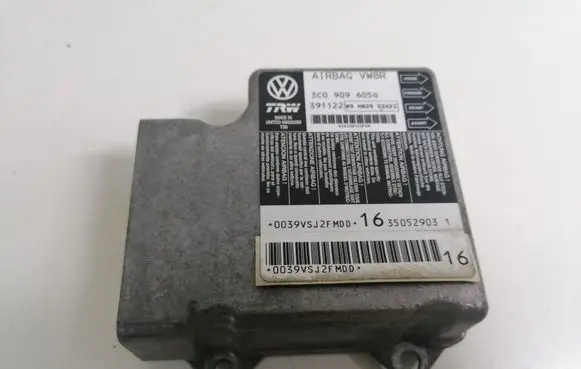 Volkswagen PASSAT B6 Airbag control unit/module 3C0909605G