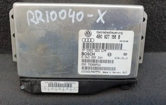 Audi A6 S6 C5 4B Gearbox control unit/module 4B0927156B 0260002514