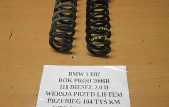 BMW 1 E81 E87 Rear coil spring