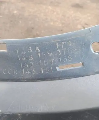 Nissan Qashqai J12 Rear bumper 850B2HN20A J122034561 06240039
