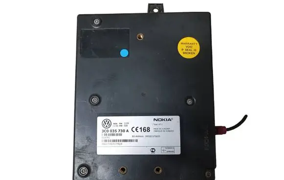 Volkswagen PASSAT B6 Bluetooth control unit module 3C0035730A 00E003165603