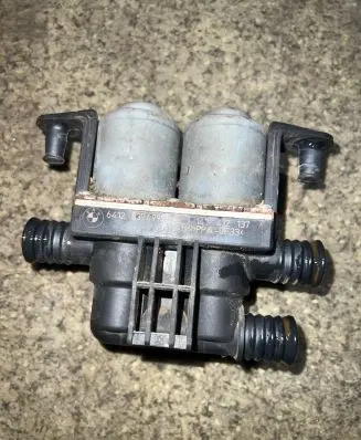 Coolant heater control valve