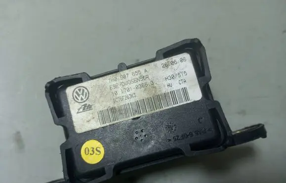 Volkswagen Touran I ESP acceleration yaw rate sensor 7H0907655A 10170103663 DC76F263K3