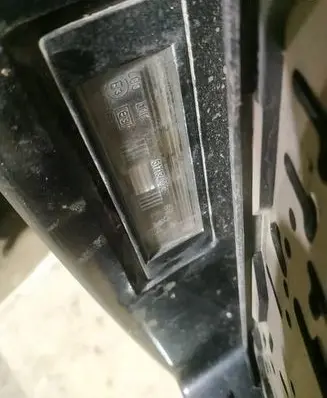 Fiat Doblo Number plate light