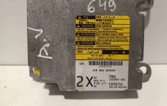 Toyota Avensis T250 Airbag control unit/module 8917005220 215955102