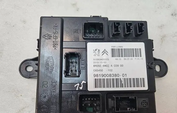 Peugeot 508 II Tailgate/trunk control unit/module 503959420003 9819008380 BR0SEBMCC