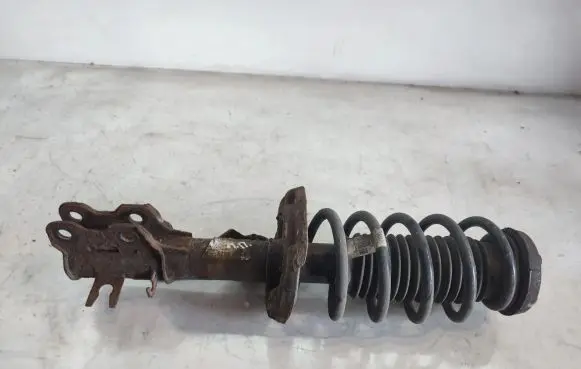 Front shock absorber with coil spring
