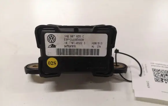 Volkswagen Golf Plus ESP acceleration yaw rate sensor 1K0907655C 10170103223