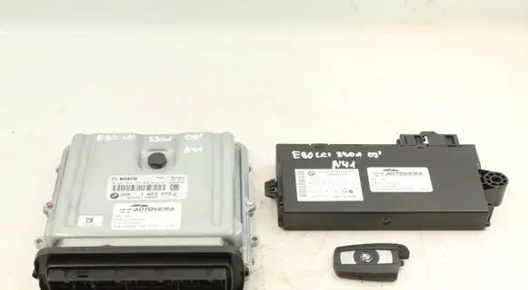 BMW 3 E90 E91 Engine ECU kit and lock set 7823973 13617823973 9147226