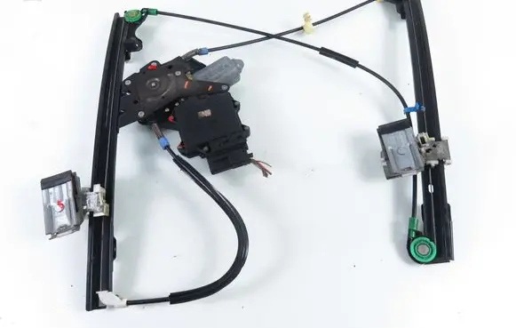 Volkswagen Golf III Front door window regulator with motor 1H0837401F