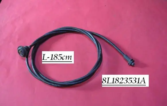 Engine bonnet/hood lock release cable