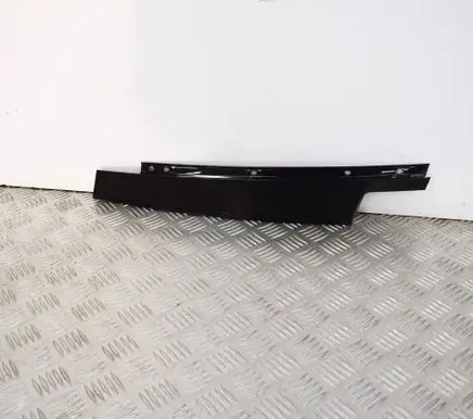 Front door glass trim molding