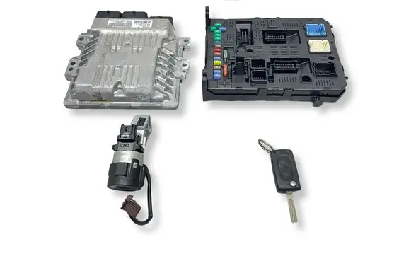 Peugeot 3008 I Engine ECU kit and lock set 9800268980 HW9666681180 S180123008