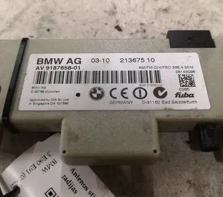 BMW 3 E90 E91 Aerial antenna amplifier 918765801 21367510
