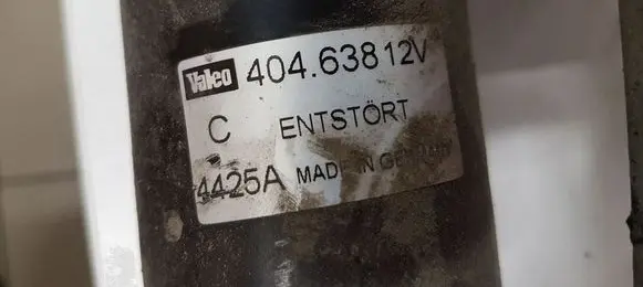 Citroen C4 I Front wiper linkage and motor 40463812V