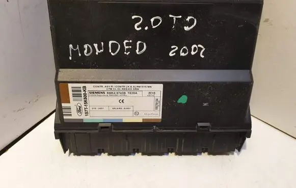 Ford Mondeo Mk III Comfort/convenience module 1S7T15K600KB 5WK48743B