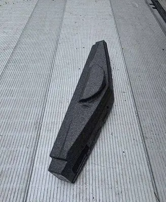 Front bumper foam support bar