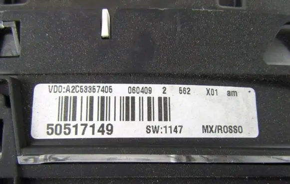 Alfa Romeo Mito Speedometer (instrument cluster) 50517149