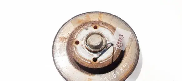 Citroen Berlingo Rear brake disc neventiliuojamas